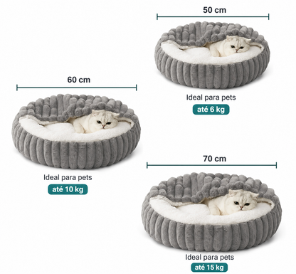 Cama Toca Redonda para Cães e Gatos