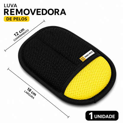 Luva Removedora de Pelos 2 em 1 para Pets