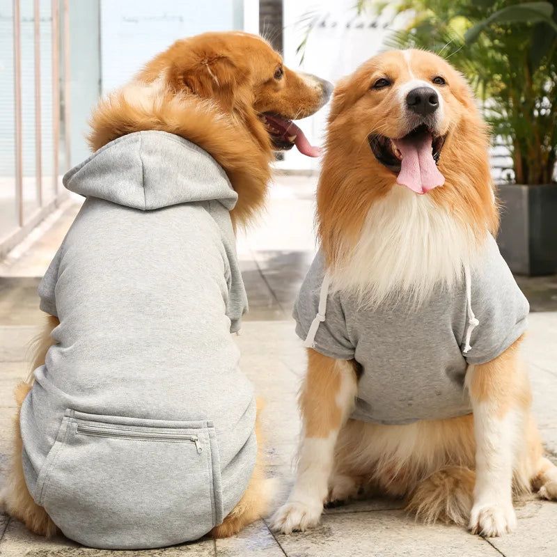 Roupinha com Capuz para Cães Grandes