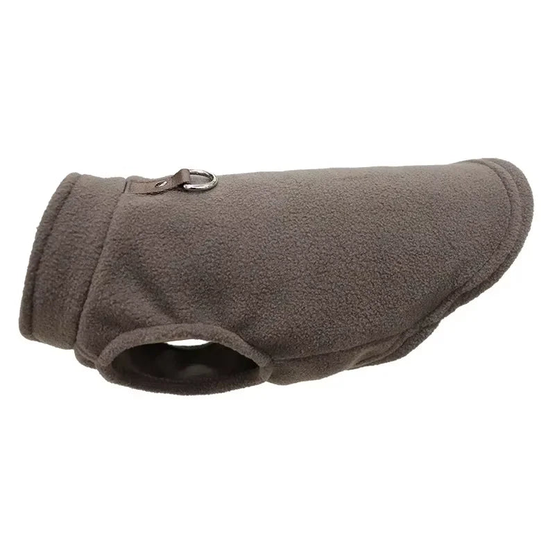 Roupinha Fleece para Cães com Guia