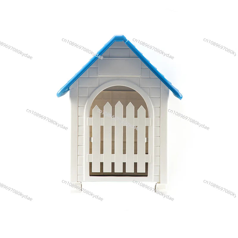 Casinha Plástica Impermeável para Cães- Teto Removível