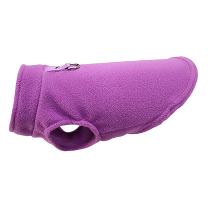 Roupinha Fleece para Cães com Guia