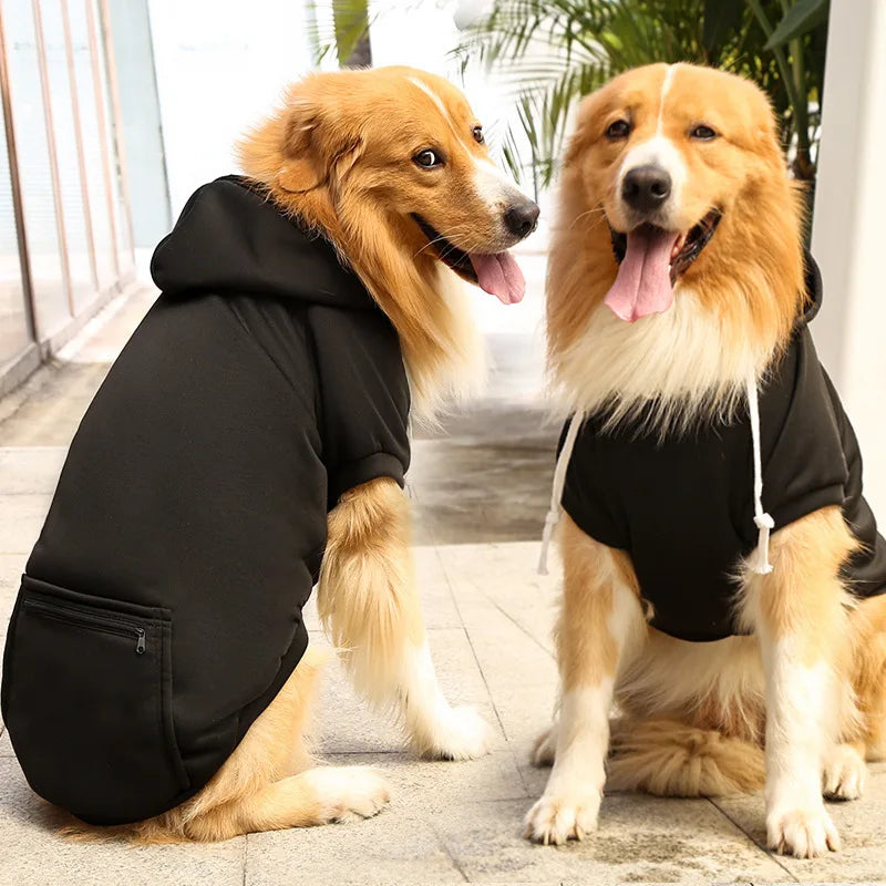 Roupinha com Capuz para Cães Grandes