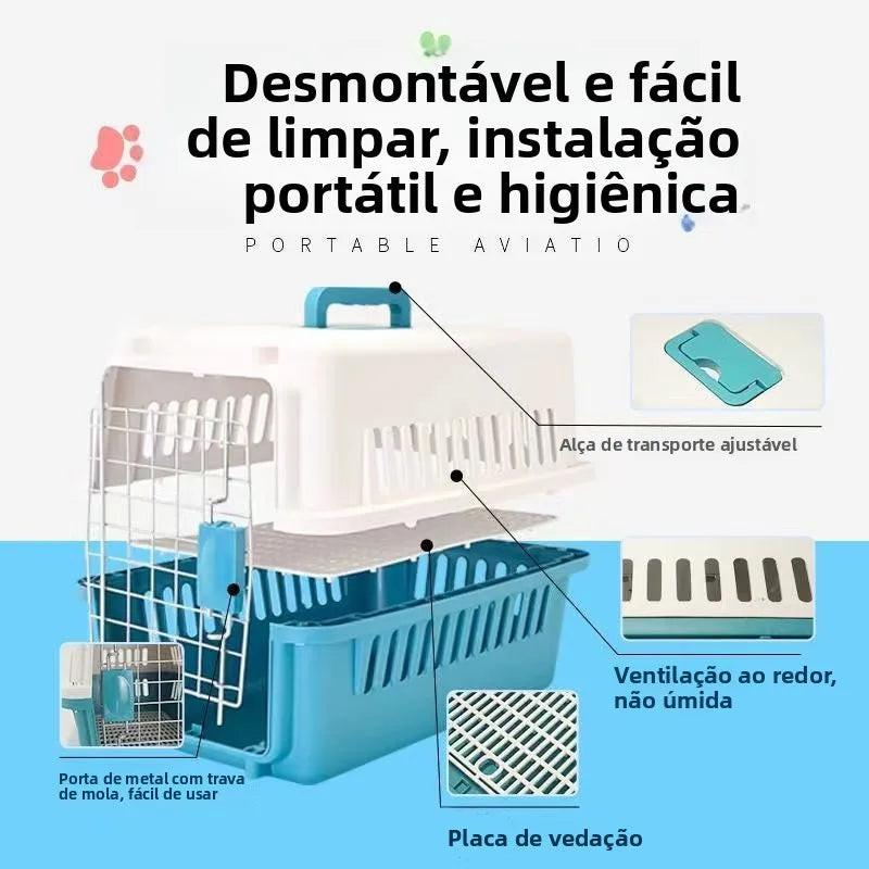 Caixa de Transporte para Cães e Gatos