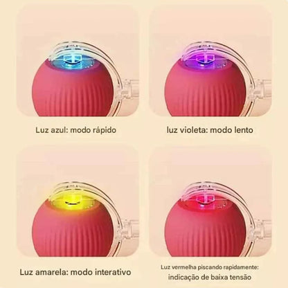Bola Interativa Automática para Gatos e Cães