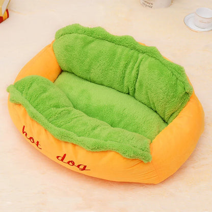 Cama Pet em Formato de Hot Dog