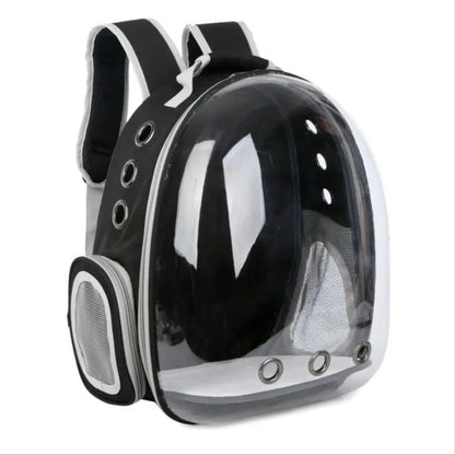 Mochila Transparente para Transporte de Cães e Gatos