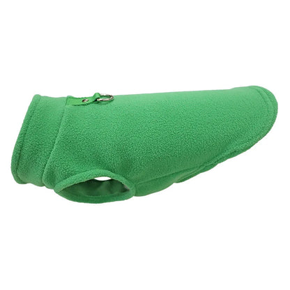 Roupinha Fleece para Cães com Guia