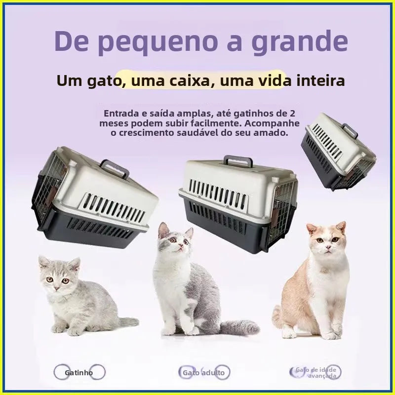 Caixa de Transporte para Cães e Gatos