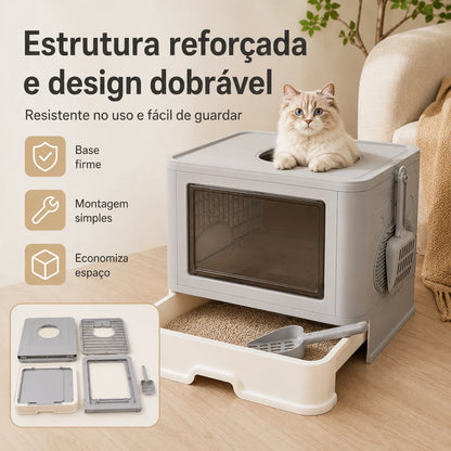 Caixa de Areia Dobrável com Gaveta