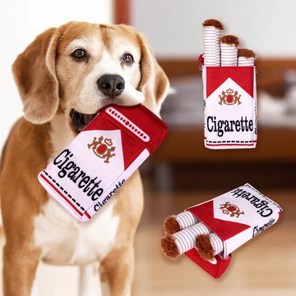 Brinquedo de Pelúcia Cigarro para Cães