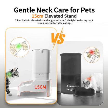 Comedouro Automático Inteligente com Câmera para Cães e Gatos