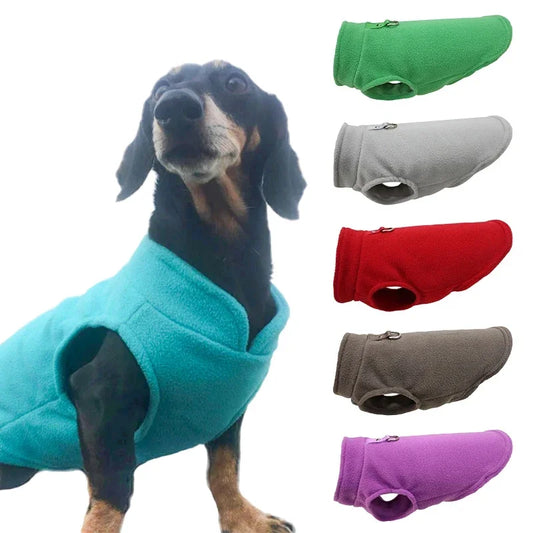 Roupinha Fleece para Cães com Guia
