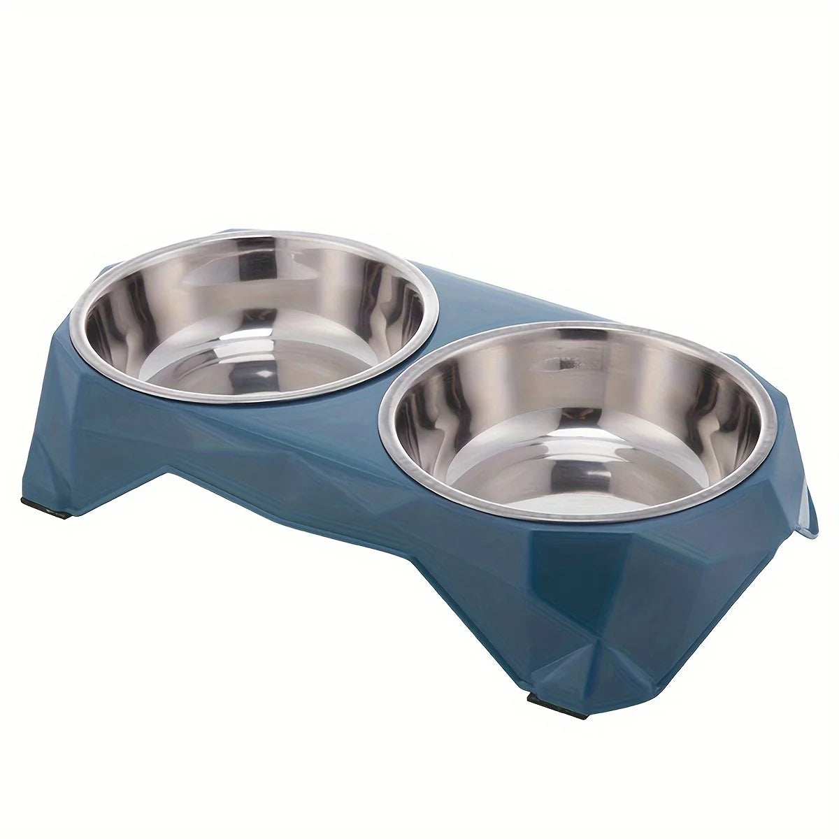 Comedouro Duplo de Inox para Pets