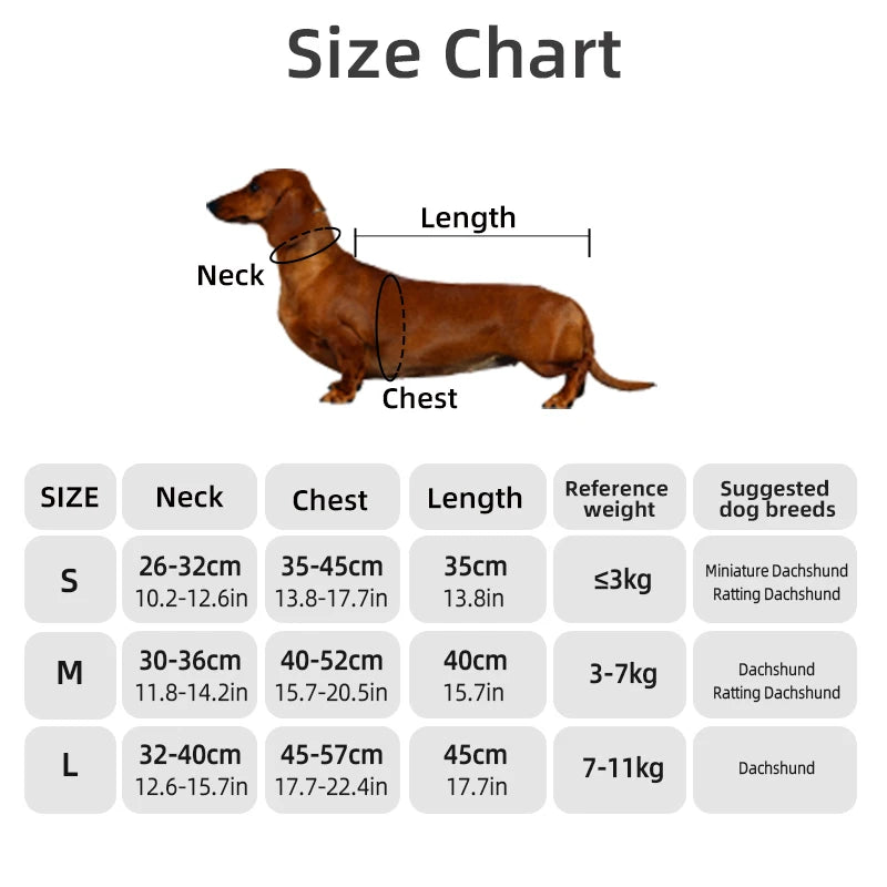 Roupinha de Inverno para Dachshund