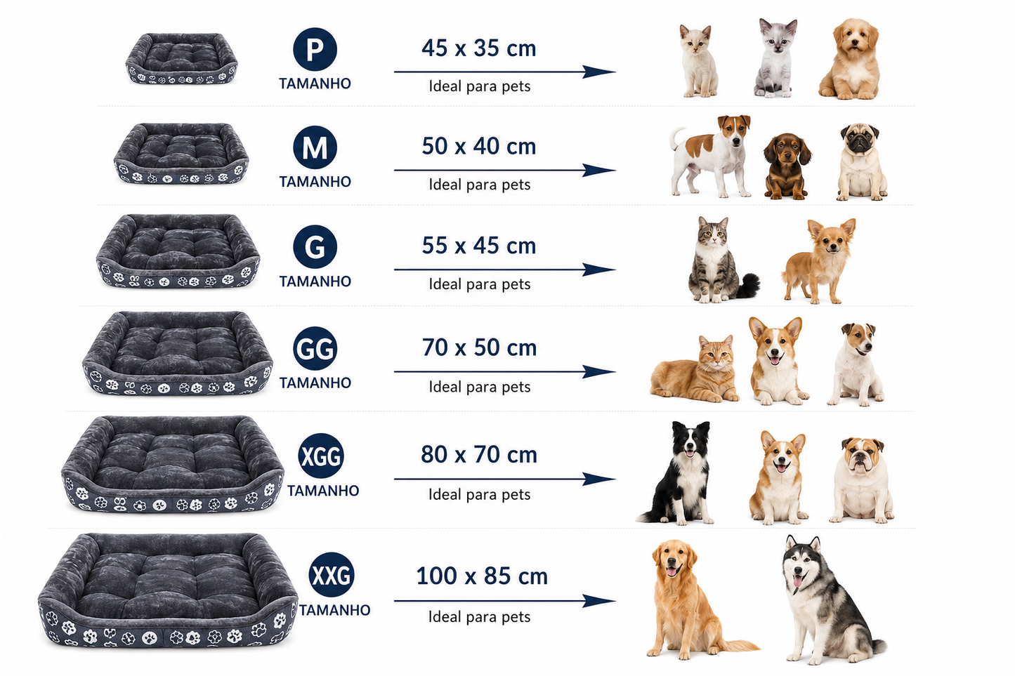 Cama Sofá para Cães e Gatos